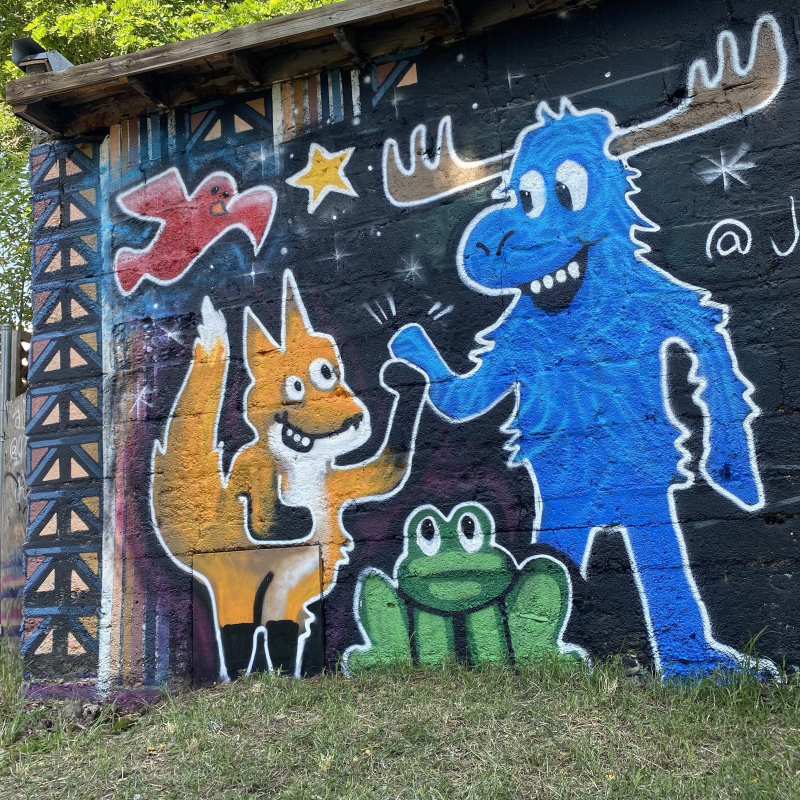 Backyard mural mural (2017)
