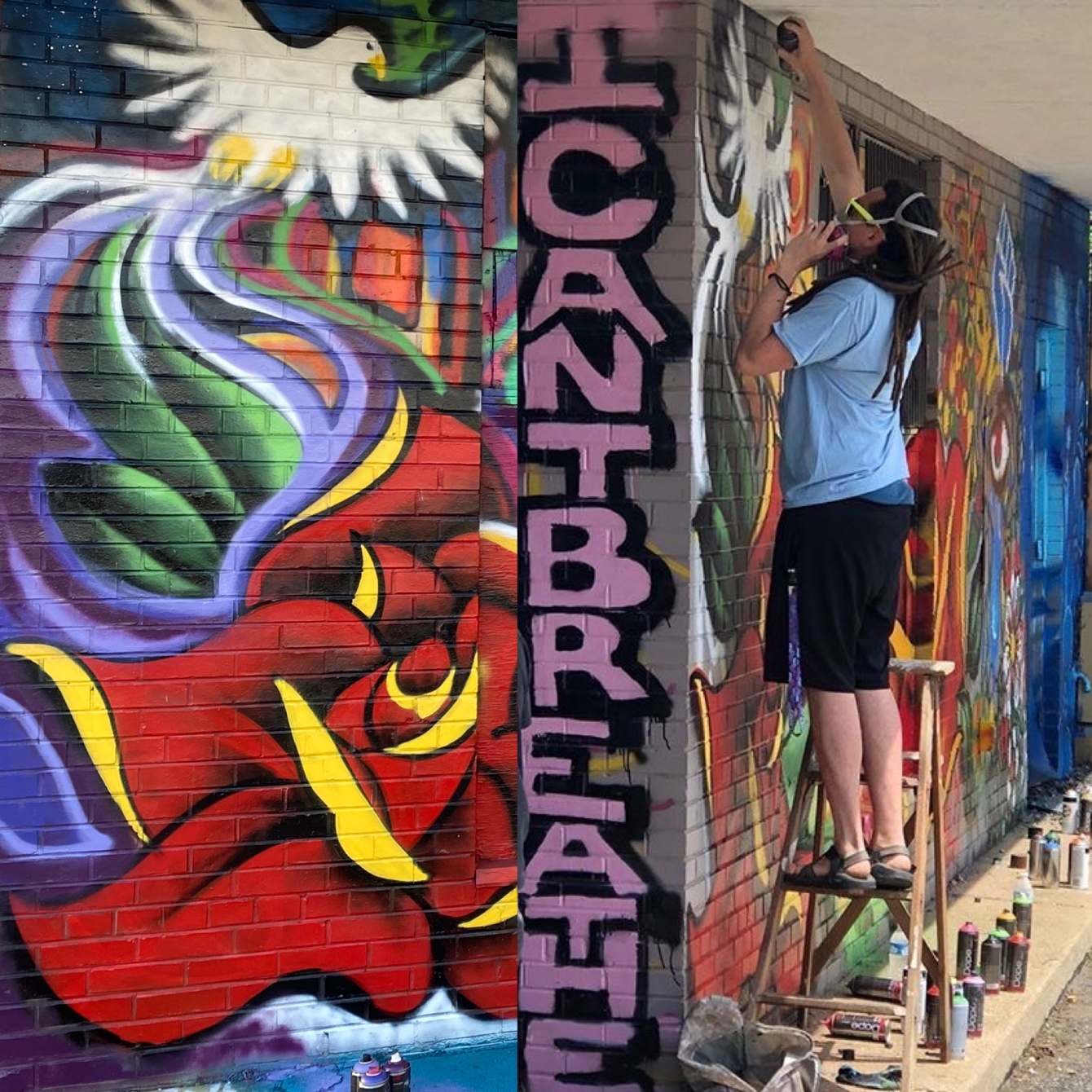 George Floyd Community Mural mural (2020)
