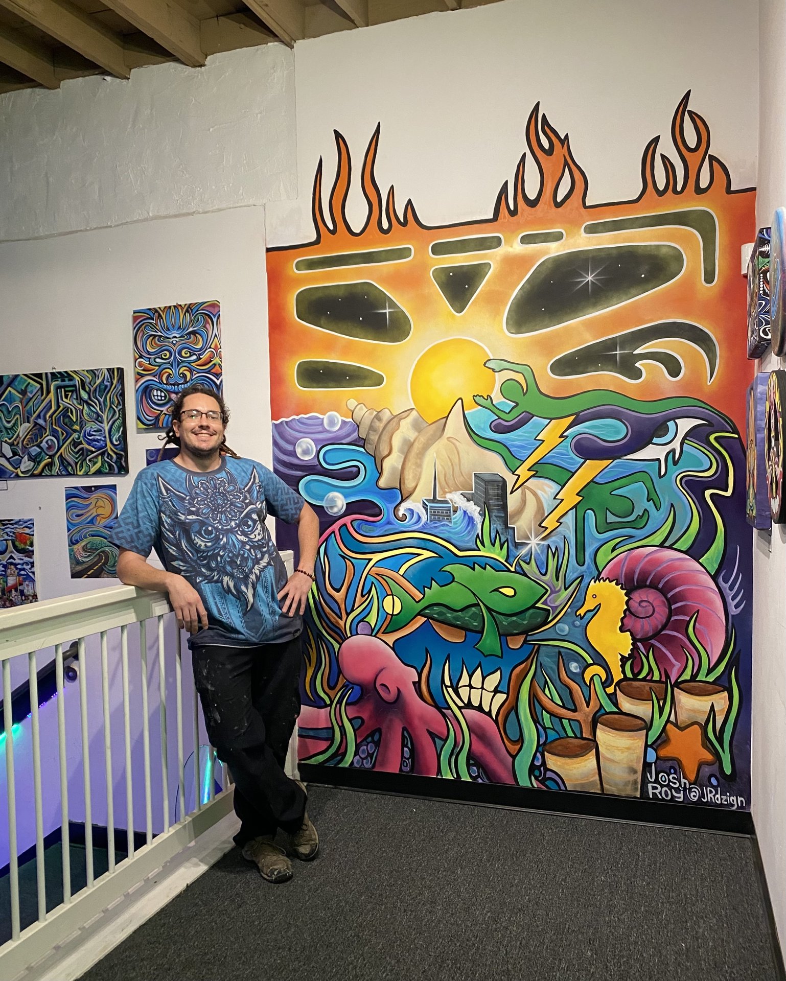 That’s Kava – Mighty Wave mural (2024)